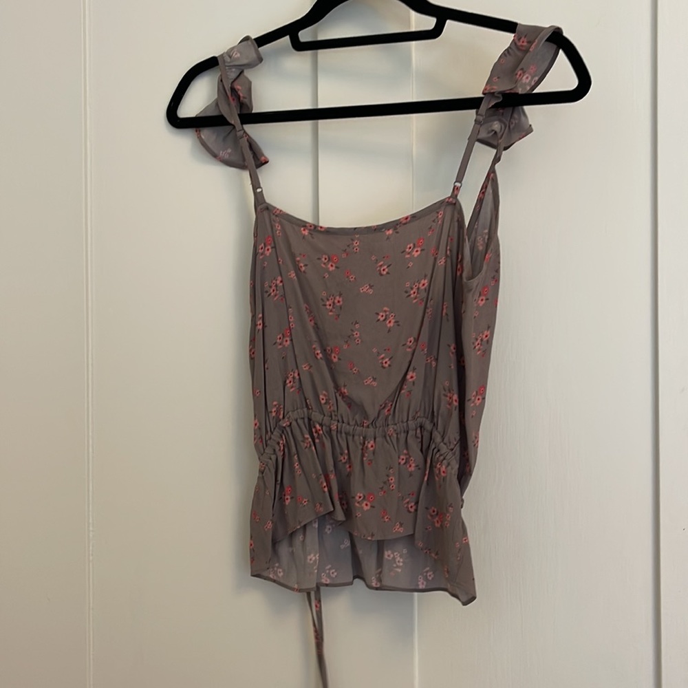 Planet Blue Ruffle Top - Picture 2 of 2